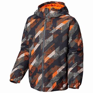 Columbia Meander Meadow™ Jacka Flickor Svarta/Orange (KONDJ8371)